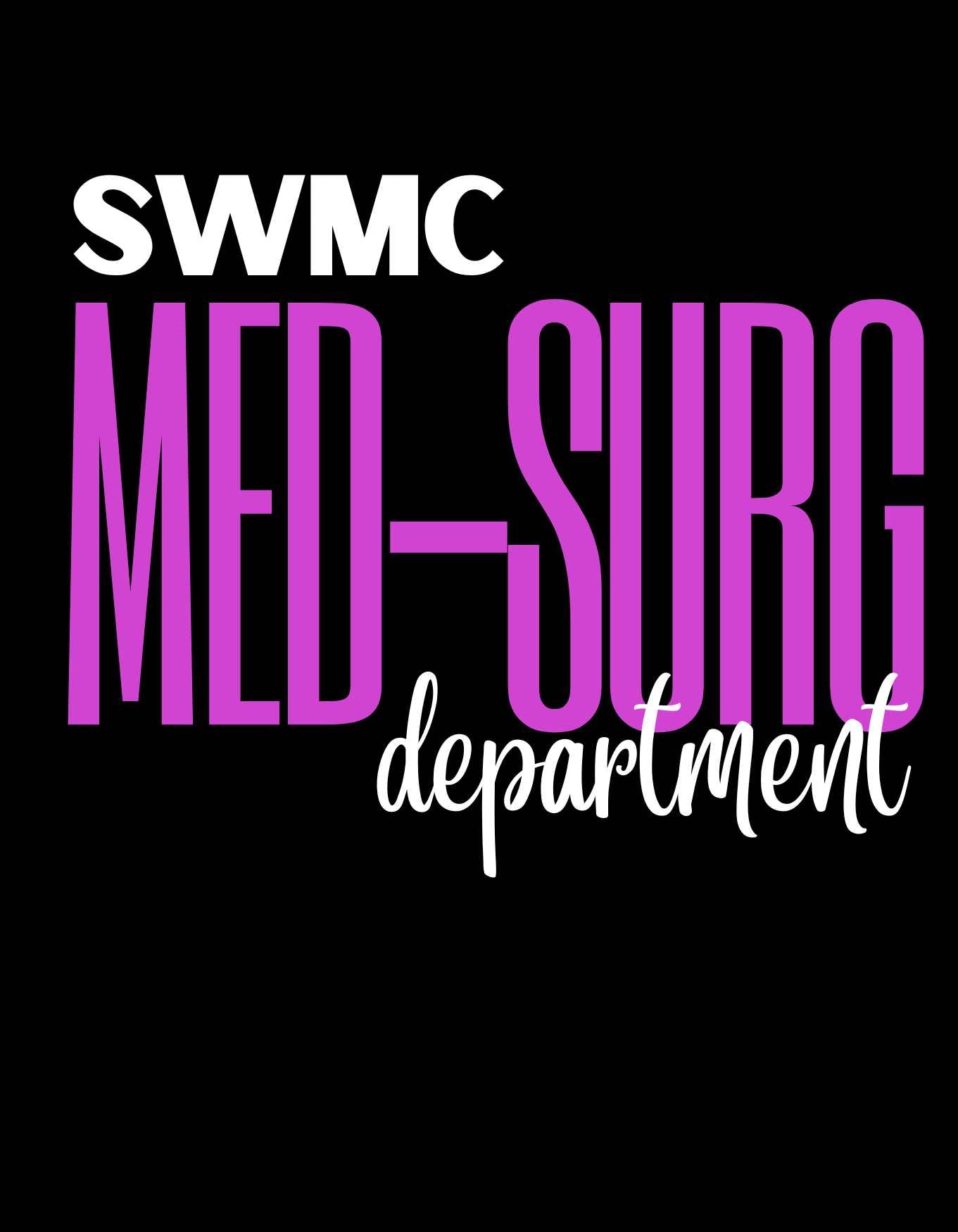 SWMC Med-Surg Department Apparel