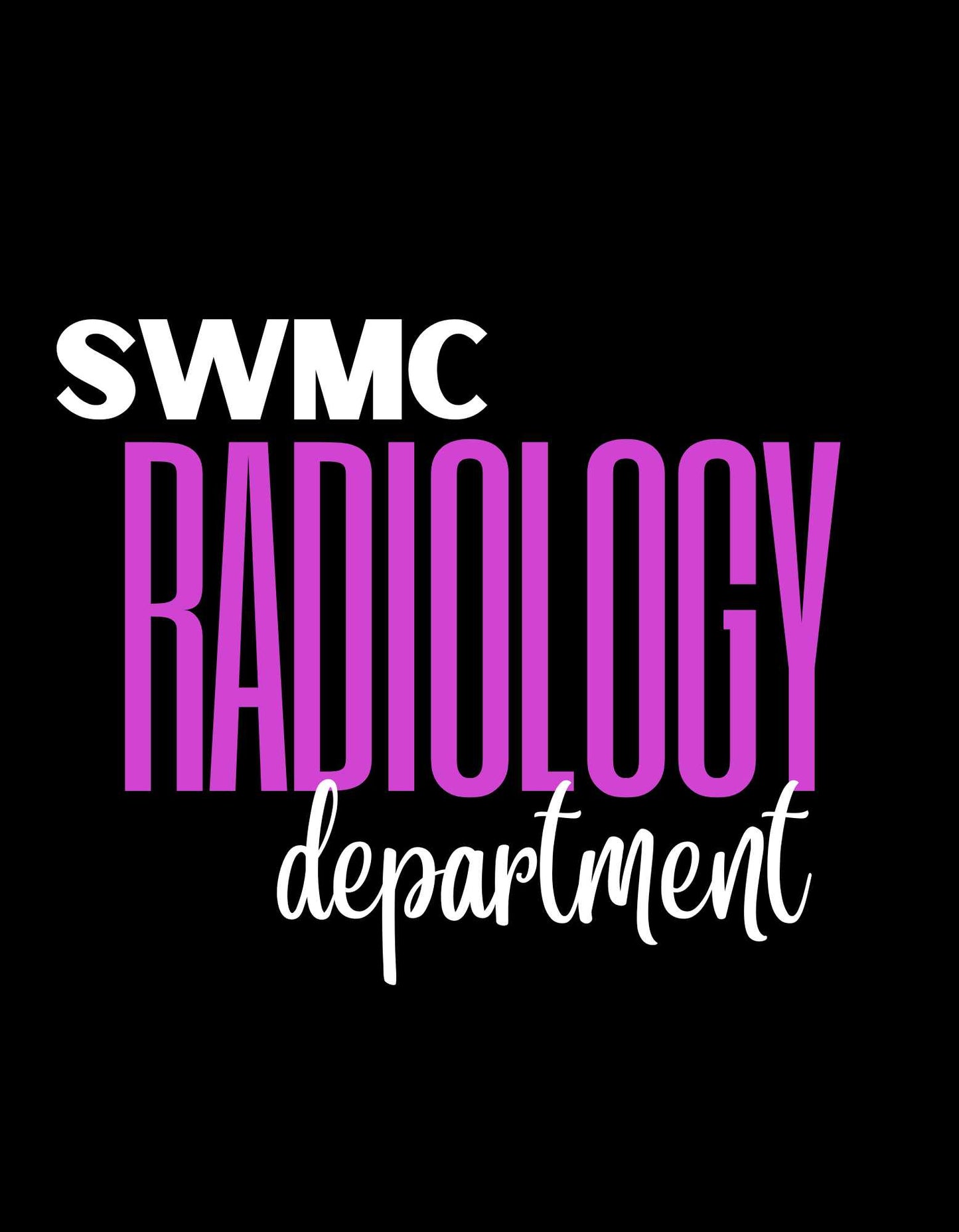 SWMC Radiology Department Apparel