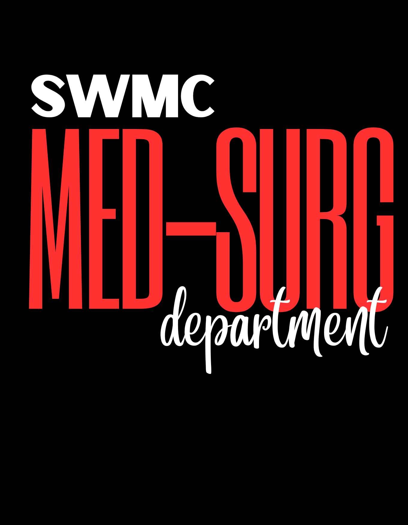 SWMC Med-Surg Department Apparel