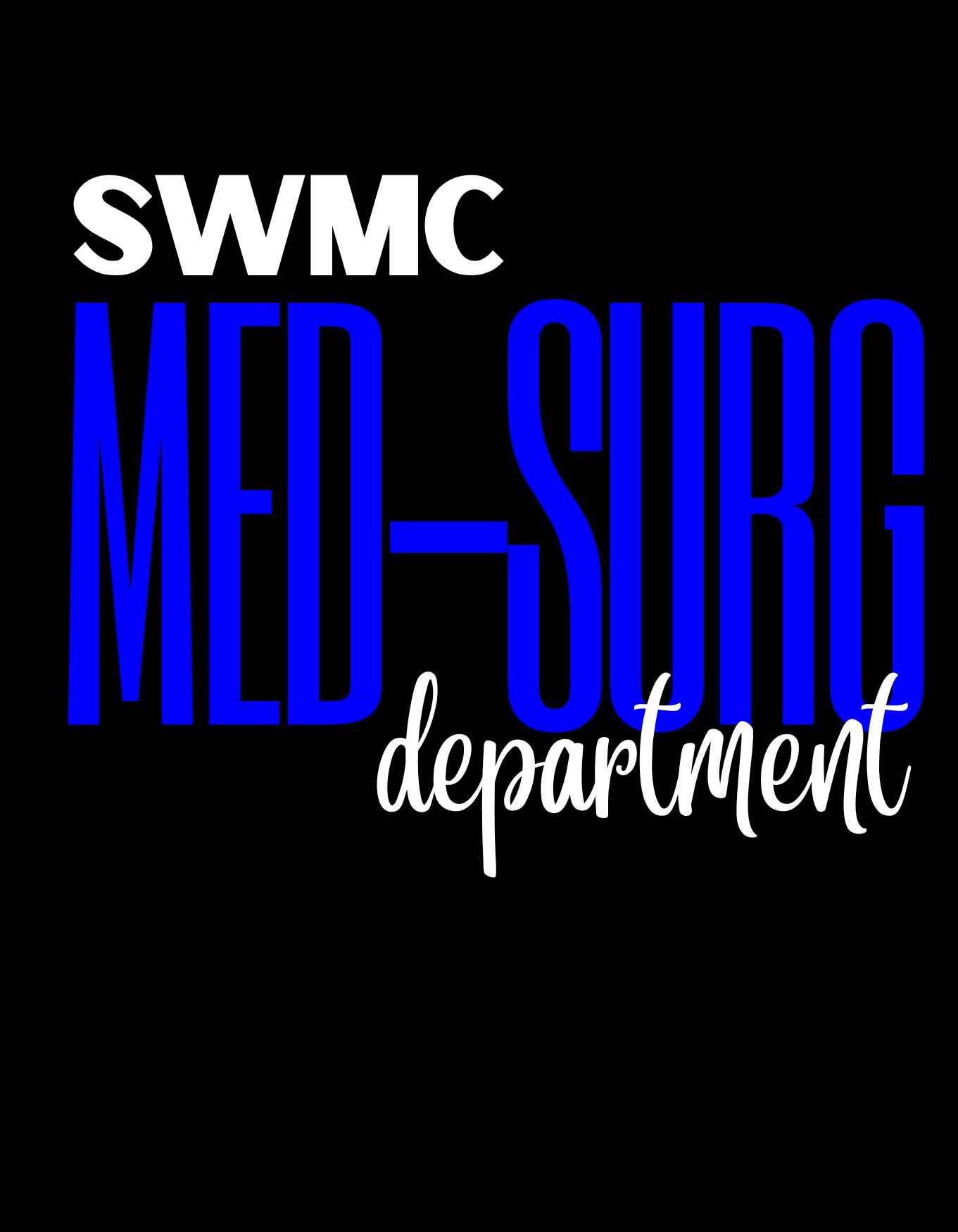 SWMC Med-Surg Department Apparel